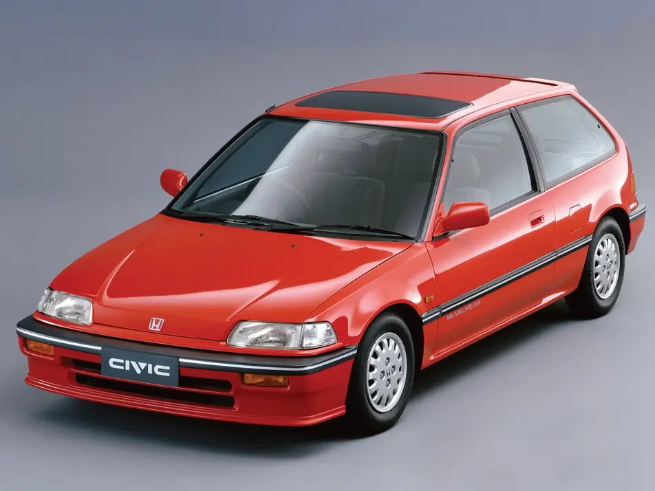 Honda Civic (EF1, EF2, EF3) 4 поколение, хэтчбек 3 дв. (09.1987 - 08.1989)